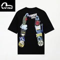 EVISU "Big M" Series Short-Sleeve T-Shirt
