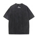 EVISU Vintage Washed & Distressed Short-Sleeve T-Shirt