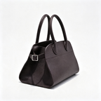 The Row Soft Margaux 12 Leather Tote Bag | Large Capacity Commuter Handbag with Detachable Strap | Women's Designer Shoulder Bag