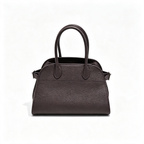 The Row Soft Margaux 12 Leather Tote Bag | Large Capacity Commuter Handbag with Detachable Strap | Women's Designer Shoulder Bag