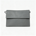 The Row Park Tote Three Large Leather Tote Bag | Elephant Grey Pebbled Leather Handbag with Matching Pouch | Women's Designer Commuter Bag