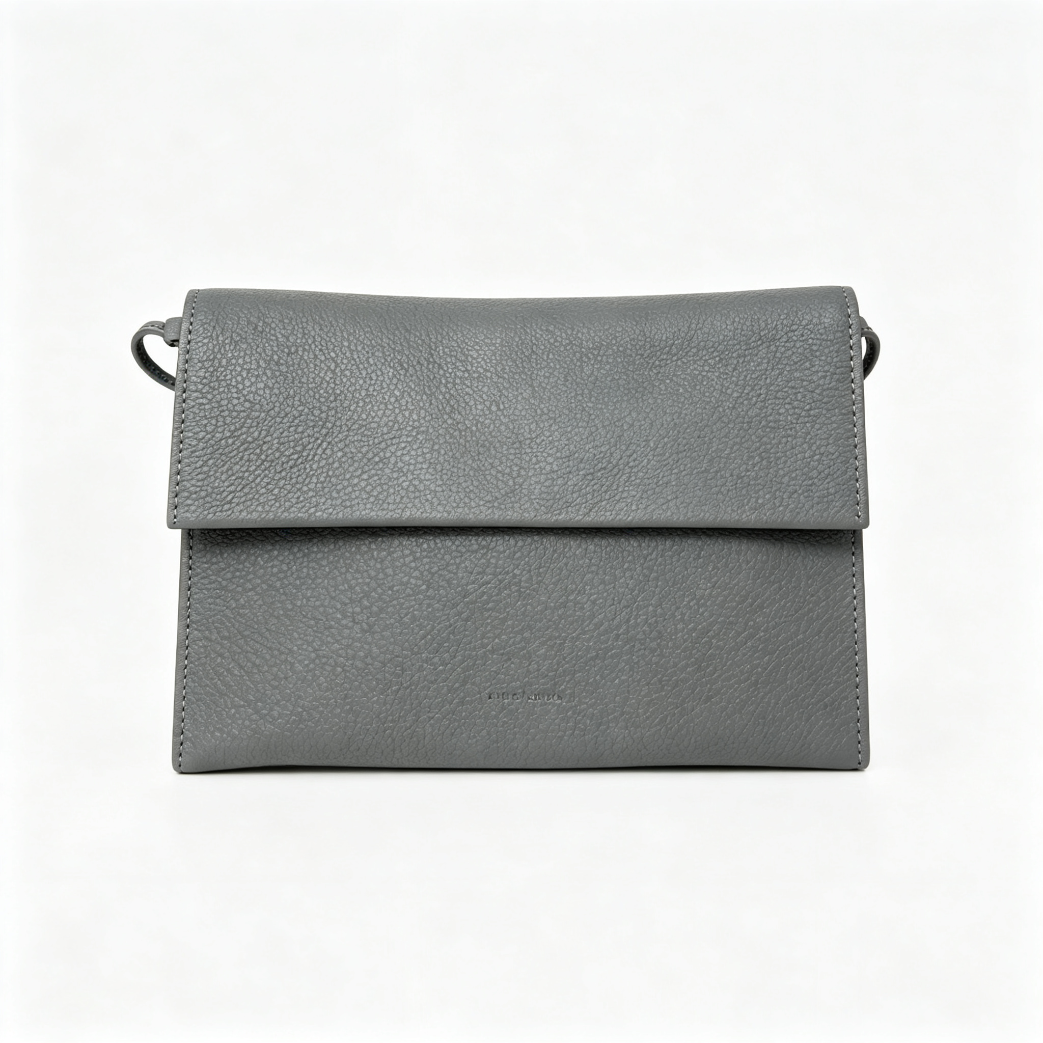 The Row Park Tote Three Large Leather Tote Bag | Elephant Grey Pebbled Leather Handbag with Matching Pouch | Women's Designer Commuter Bag