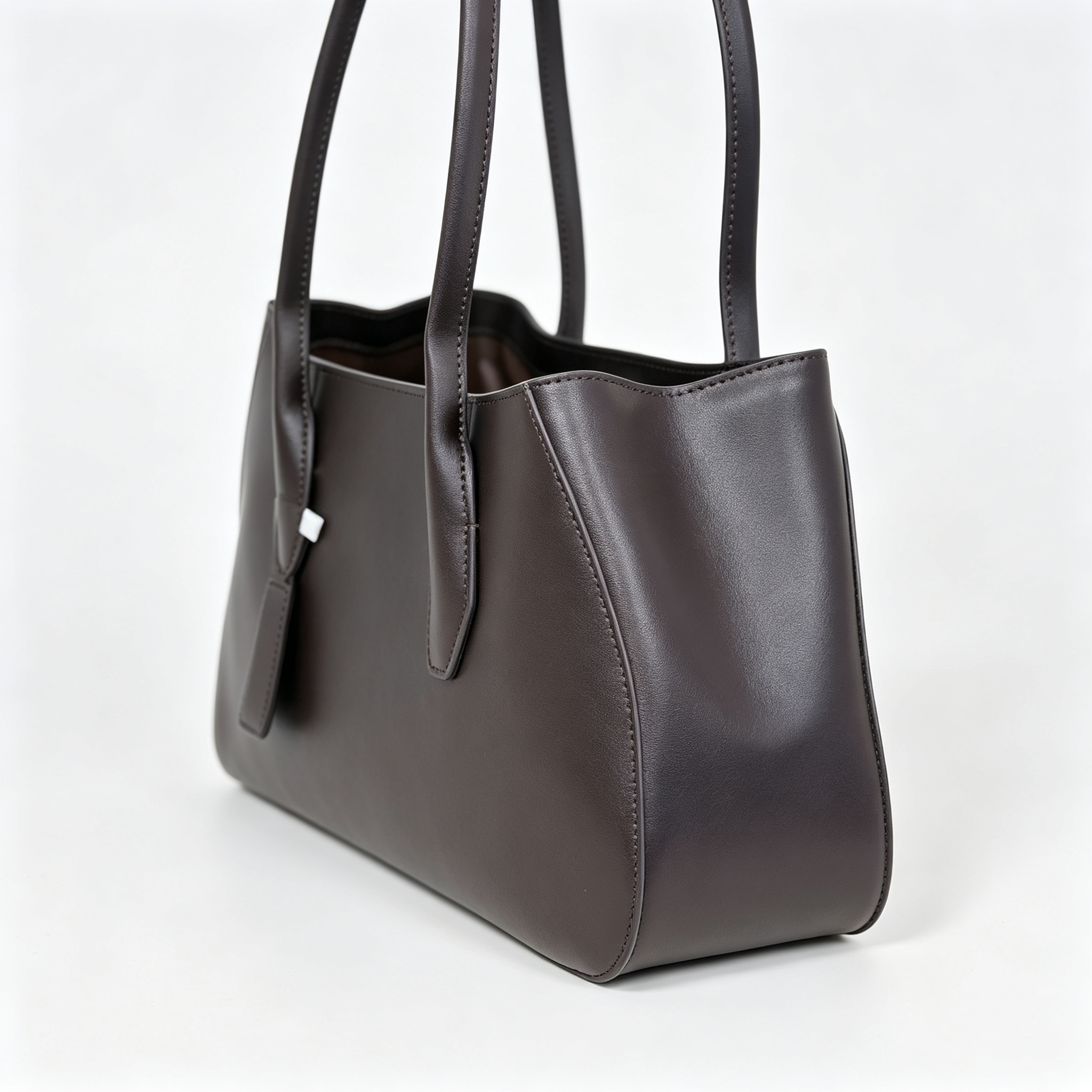 Soft Alger Mini Bag in Imported Saddle Leather – Elegant Women’s Crossbody & Top Handle Tote, Black