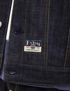 EVISU Baize Mythical Beast Embroidered Denim Jacket