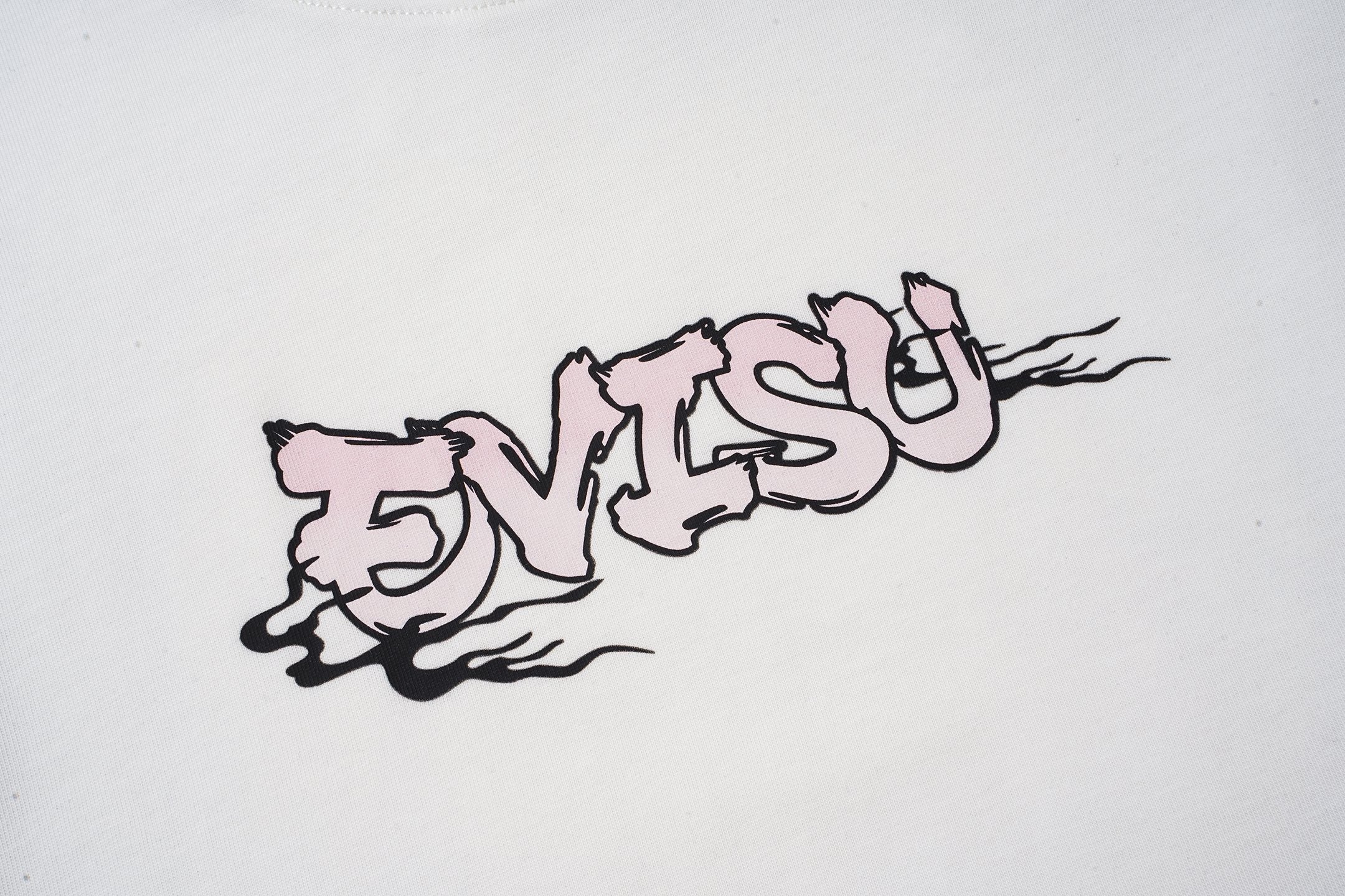 EVISU "Daruma Big M" Print Short-Sleeve T-Shirt