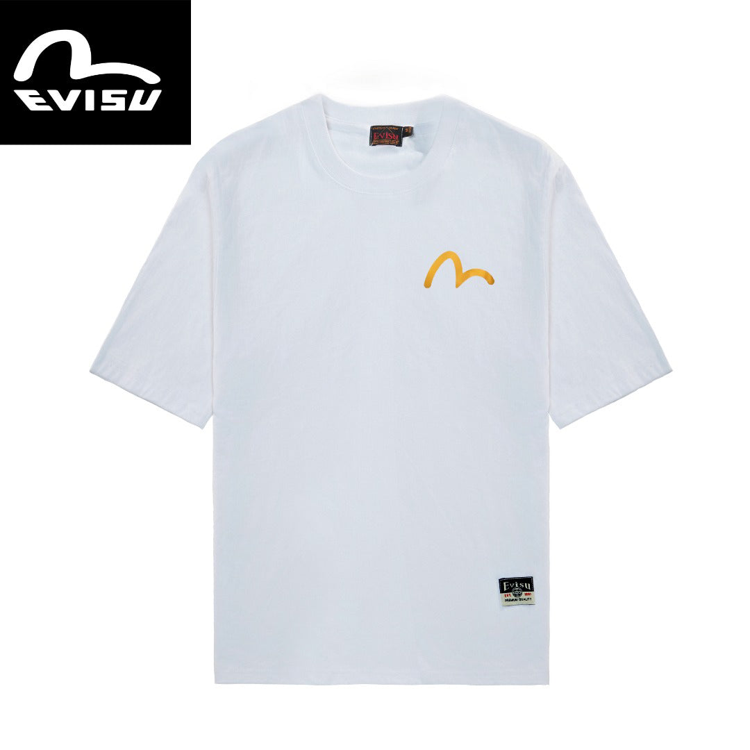 EVISU Brand "Big M" & "Ebisu Deity" T-Shirt