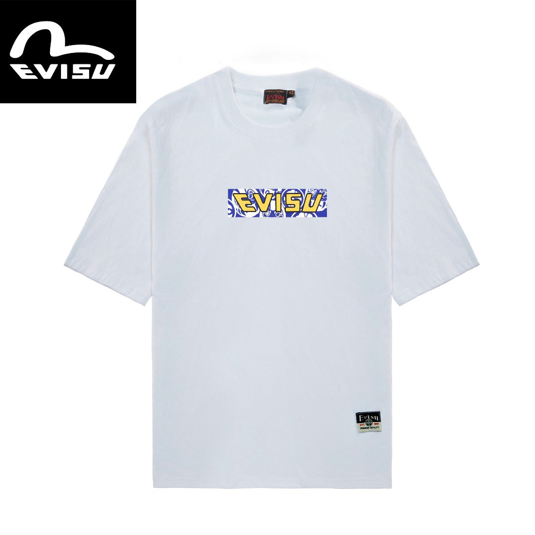 EVISU Brand "Big M Daruma Doll" Series T-Shirts