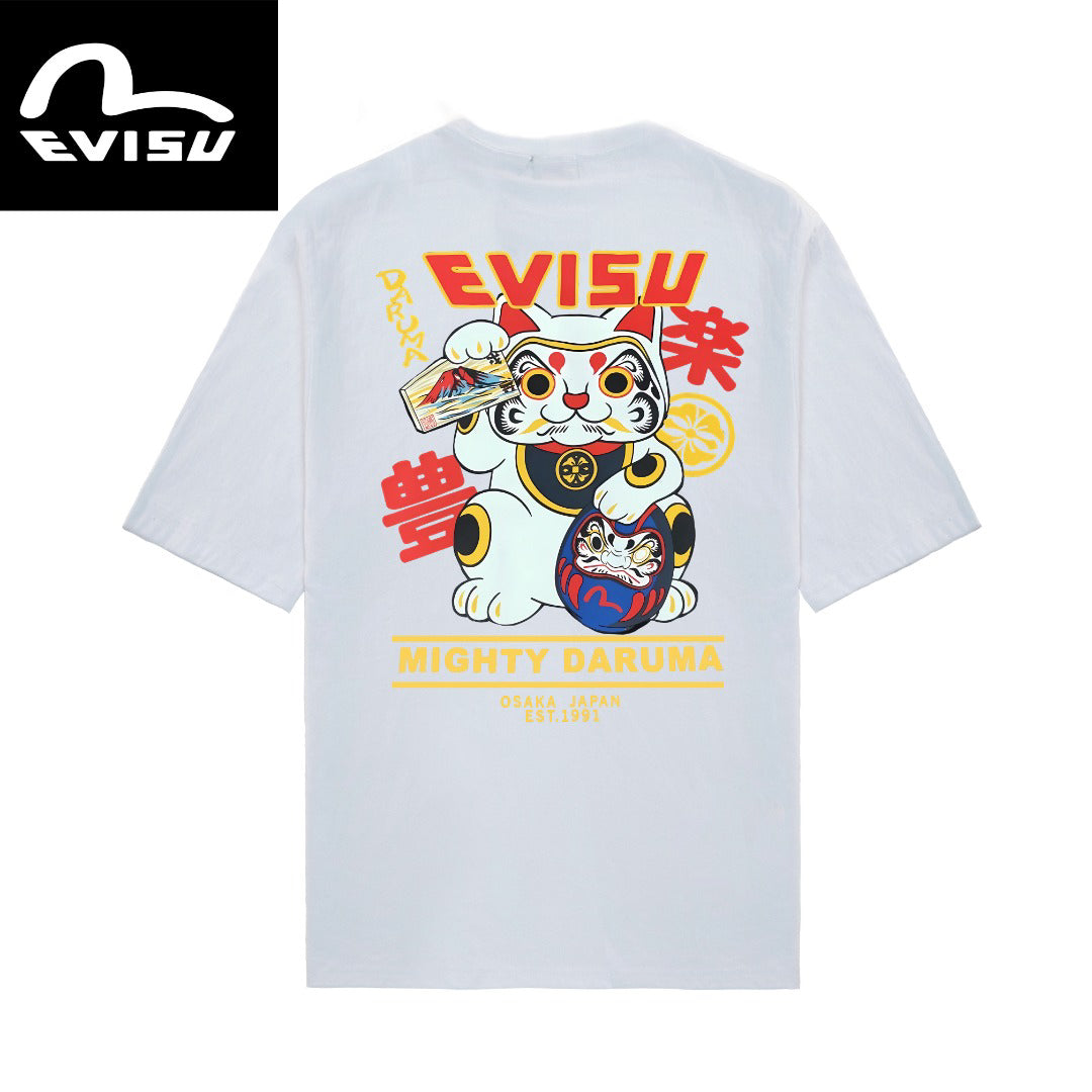 EVISU "MIGHTY DARUMA" Series T-shirts