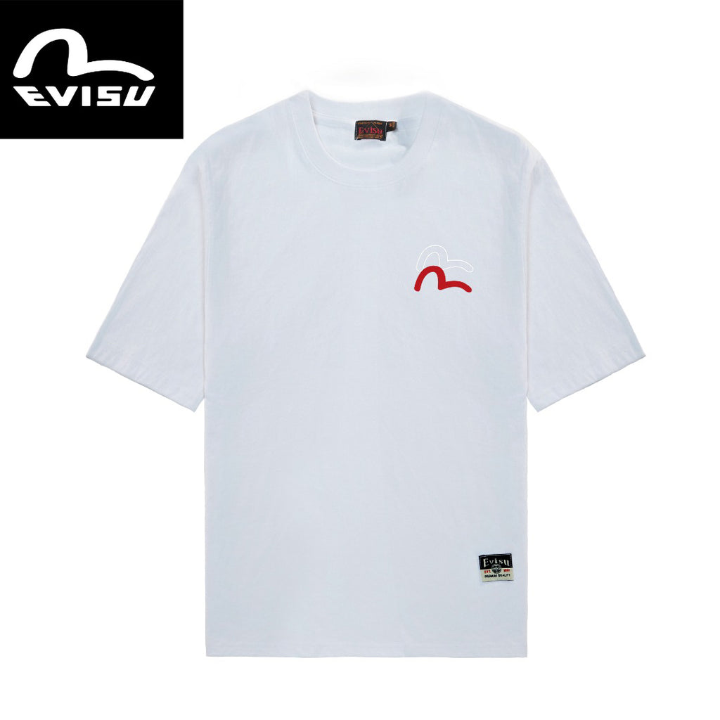 EVISU "Big M" Series Short-Sleeve T-Shirt
