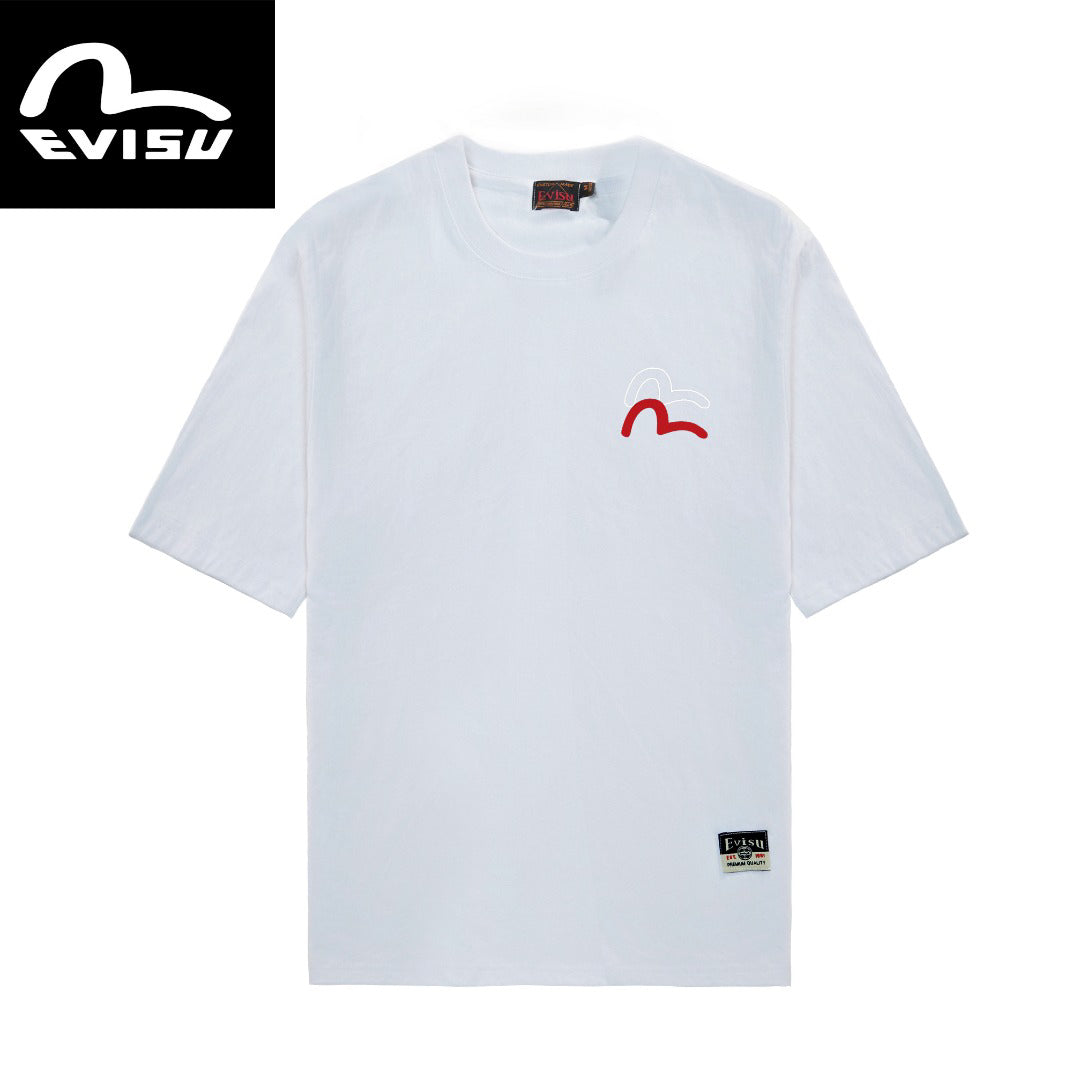 EVISU "Big M" Series Short-Sleeve T-Shirt