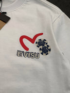 EVISU T-Shirt with a Vintage Poster Style