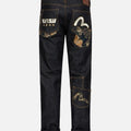 EVISU Multi-Pocket Jeans with Heavyweight Embroidery