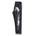 Evisu Men's "Wings" Embroidered Jeans – Raw Denim Japanese Streetwear
