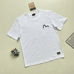 EVISU Classic "Kamon" or "Sakura" Print Short-Sleeve T-Shirt Series