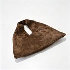 The Row Large Bindle Suede Shoulder Bag | 46cm Oversized Hobo Tote | Dark Brown Slouchy Handbag