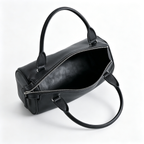 The Row Edith Cylinder Bag – Minimalist Leather Handbag with Dual Handles,