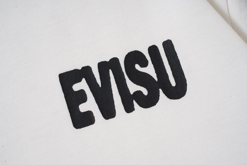 EVISU Daruma "Big M" Print Short-Sleeve T-Shirt