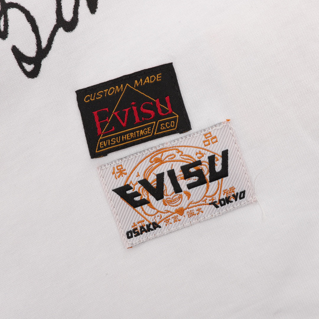 EVISU brand "Graffiti Big M" T-shirt is