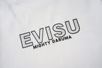 EVISU Black Daruma & Large "M" Print Short-Sleeve T-Shirt