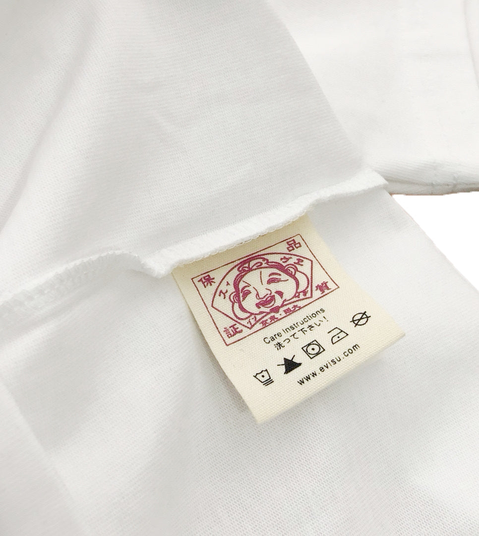 EVISU New "Denim Soup Can" Print Short-Sleeve T-Shirt