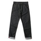 Evisu Men's "Great Wave" Ukiyo-e Embroidered Jeans – Raw Denim Japanese Streetwear