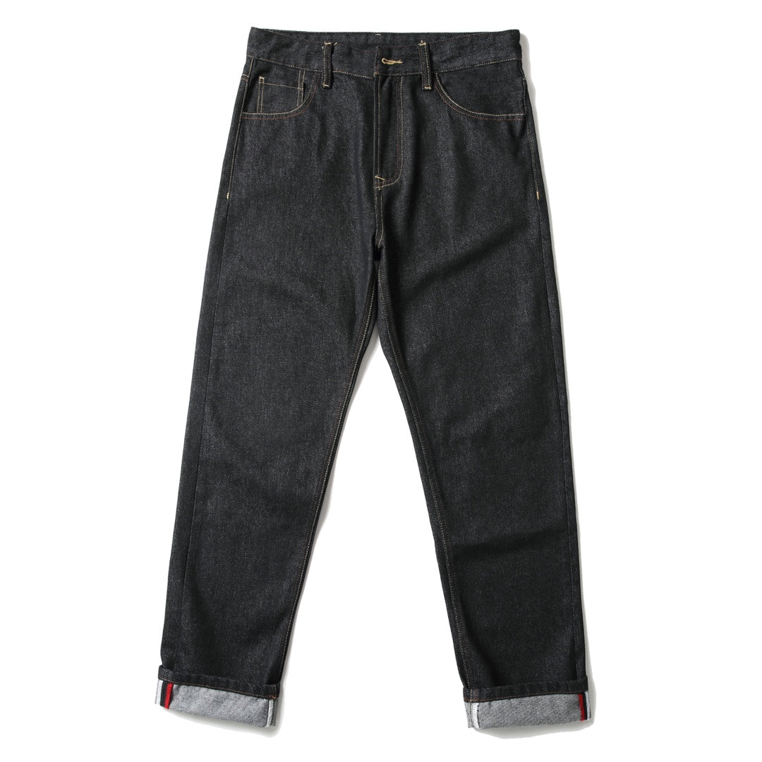 Evisu Men's "Great Wave" Ukiyo-e Embroidered Jeans – Raw Denim Japanese Streetwear