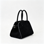 The Row Soft Margaux 12 Leather Tote Bag | Large Capacity Commuter Handbag with Detachable Strap | Women's Designer Shoulder Bag