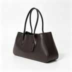 Soft Alger Mini Bag in Imported Saddle Leather – Elegant Women’s Crossbody & Top Handle Tote, Black