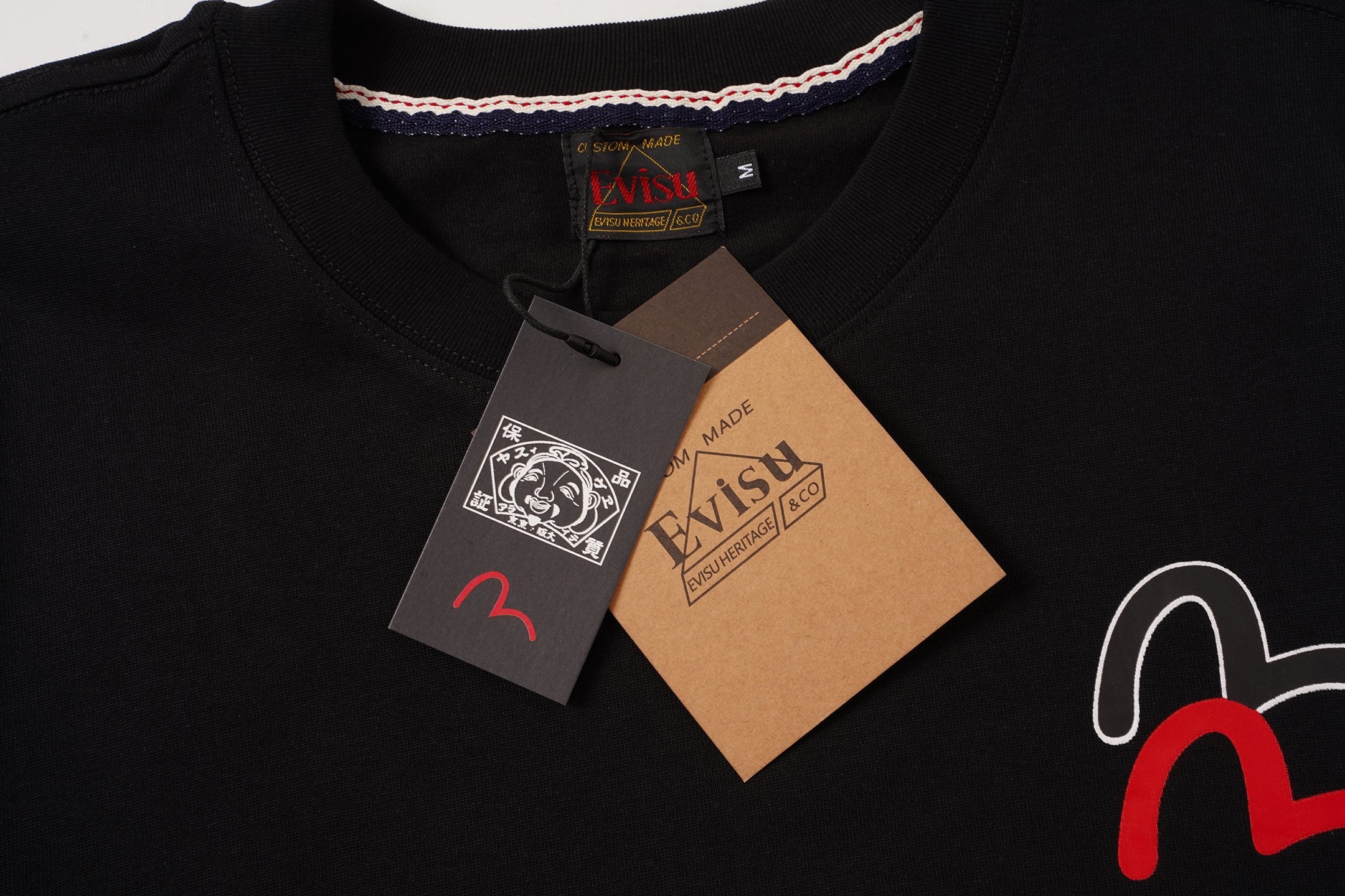 EVISU Year of the Horse Limited Edition Short-Sleeve T-Shirt with Large "M" Print