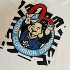 EVISU Brand "God of Fortune Holding the M" T-Shirt