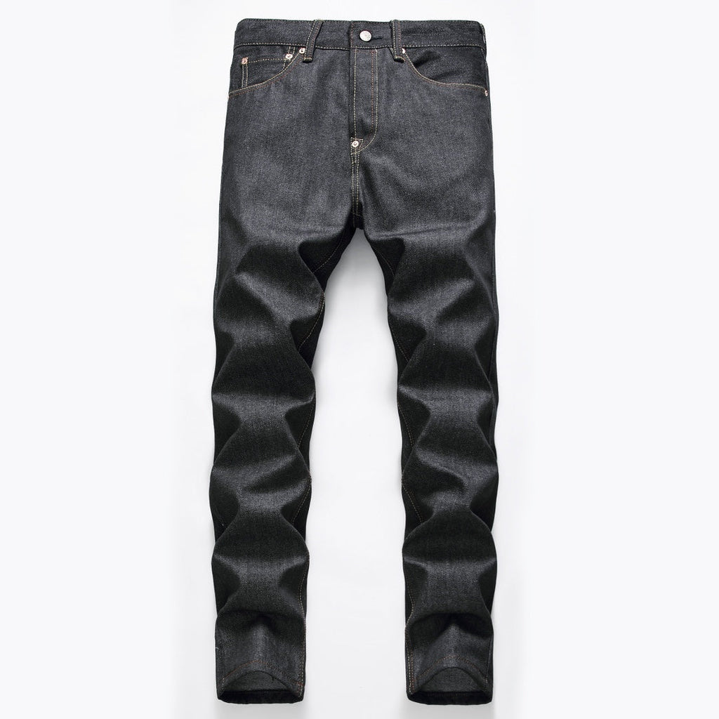 Evisu Men's "Dragon & Tiger" Ukiyo-e Embroidered Jeans – Raw Denim Japanese Streetwear