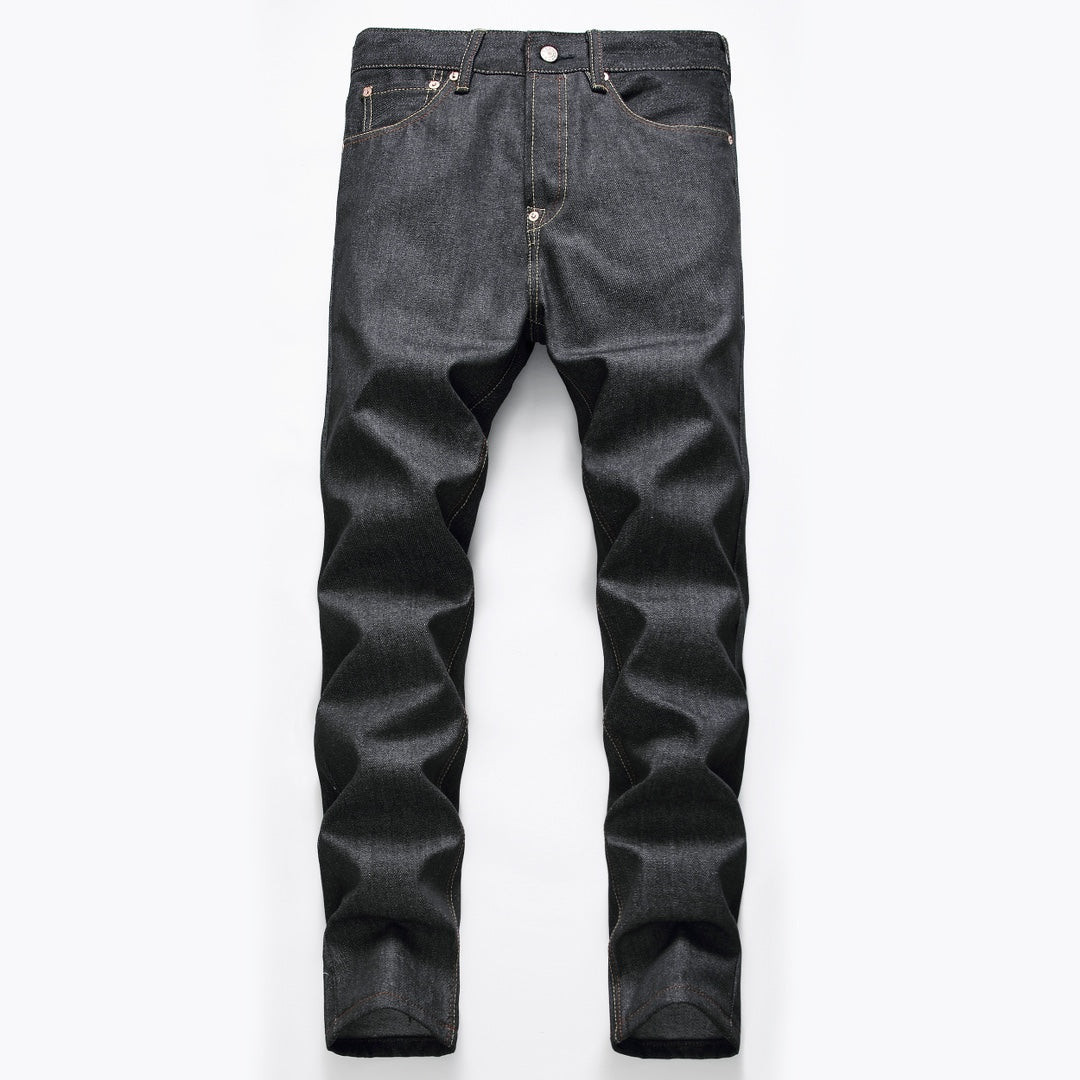 Evisu Men's "Dragon & Tiger" Ukiyo-e Embroidered Jeans – Raw Denim Japanese Streetwear