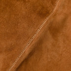 The Row Bindle Medium Suede Shoulder Bag | 36cm Hobo Tote | Caramel Slouchy Handbag