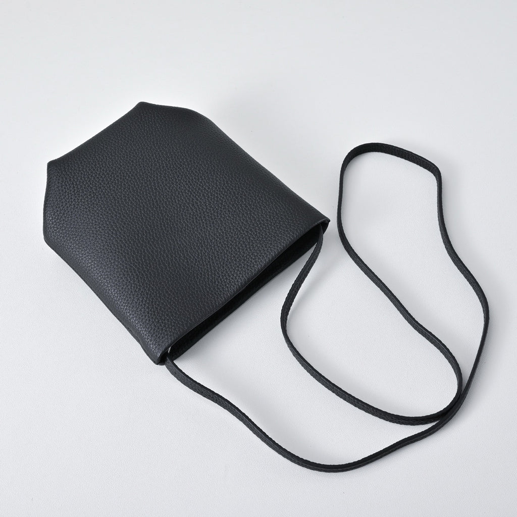 The Row N/S Park Mini Bucket Bag – Minimalist Leather Crossbody with Adjustable Strap,