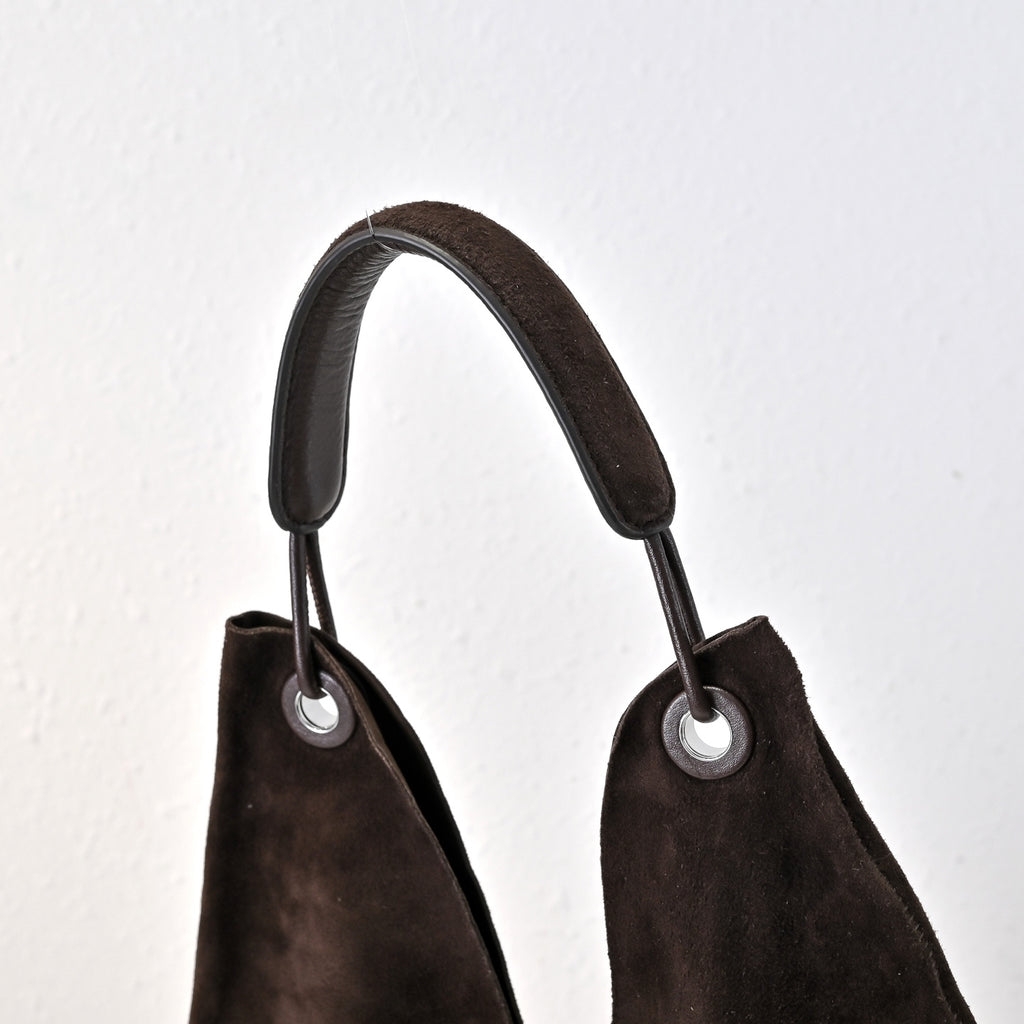 Luxury Suede Hobo Bag – The Row Bindle 3 Style, Soft Calfskin, Minimalist Design for Women