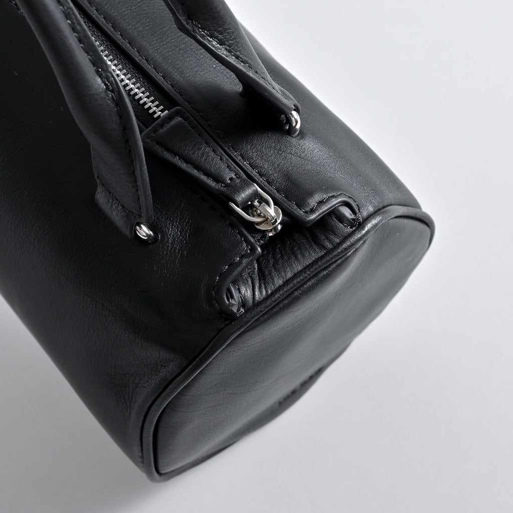The Row Edith Cylinder Bag – Minimalist Leather Handbag with Dual Handles,