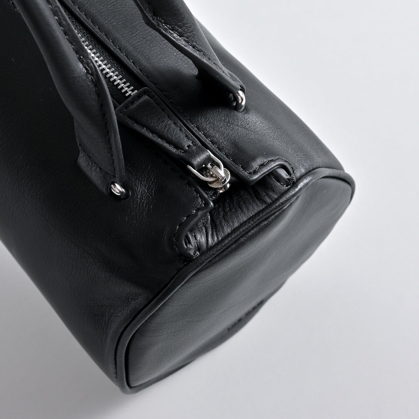 The Row Edith Cylinder Bag – Minimalist Leather Handbag with Dual Handles,