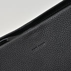 The Row N/S Park Small Tote Bag | 20cm Pebbled Calfskin Bucket Bag | Black Leather Shoulder Tote