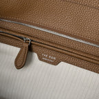 The Row Marlo Large Textured Leather Tote | 43×20×30cm Commuter Bag | Premium Italian Cowhide Shoulder Bag