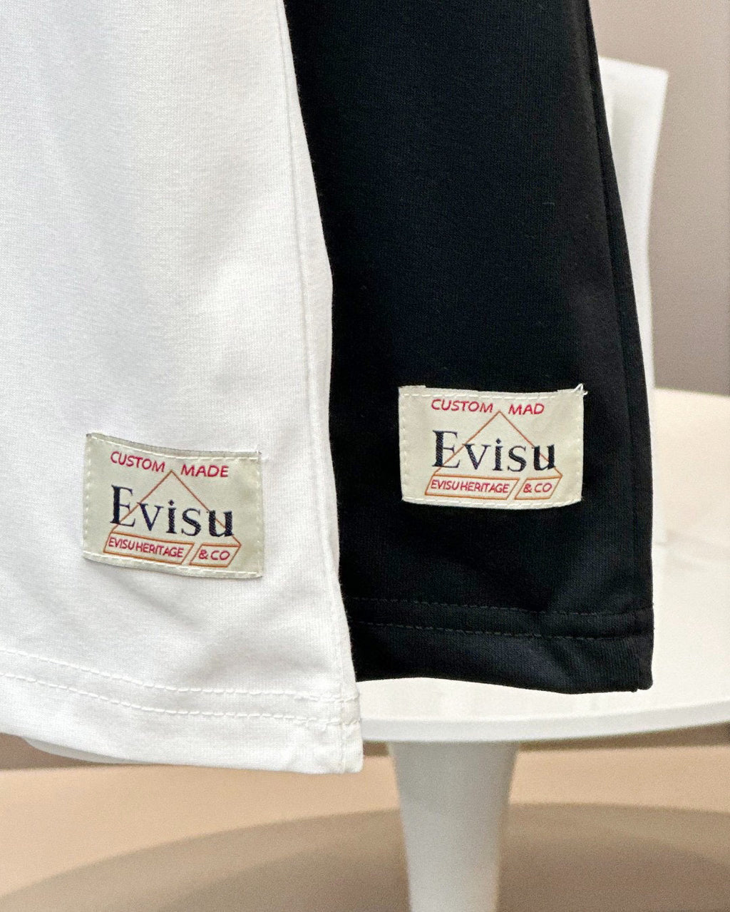 EVISU Brand "Lucky Cat" Series T-Shirts