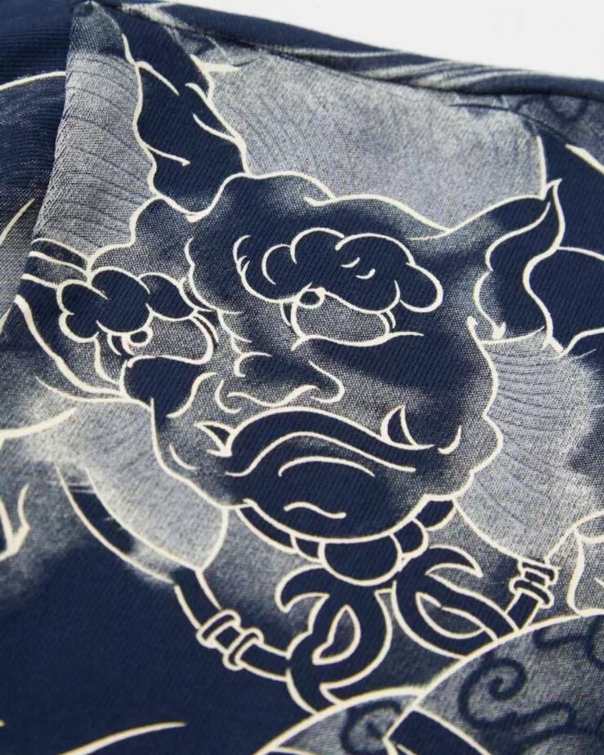 EVISU "All-Over Thunder God" Series T-Shirts