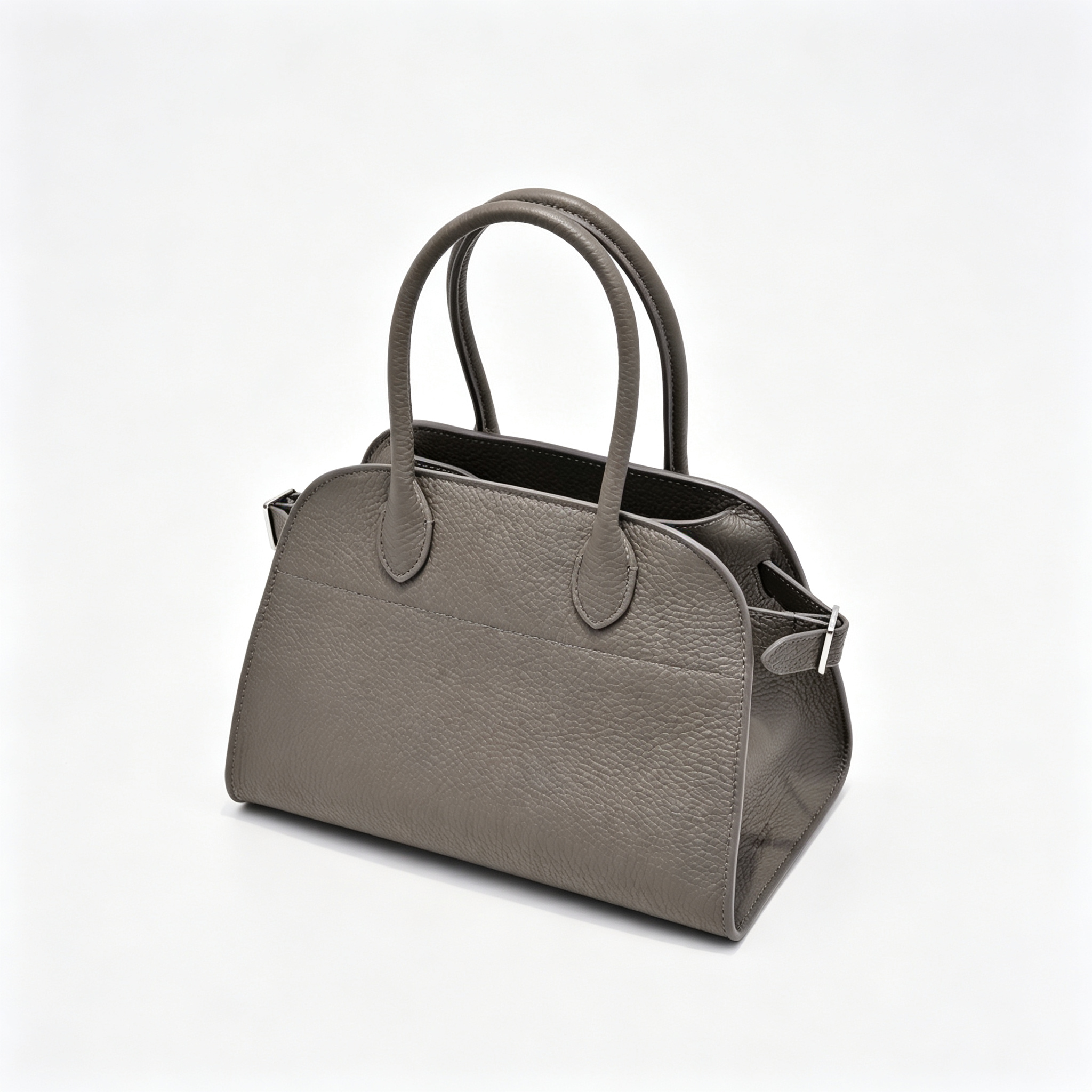 The Row Soft Margaux 12 Leather Tote Bag | Large Capacity Commuter Handbag with Detachable Strap | Women's Designer Shoulder Bag