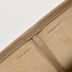 The Row N/S Park Medium Tote Bag | 30cm Grained Calfskin Leather Bucket Bag | Sand/Beige/Oatmeal