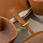 The Row Soft Margaux 12 Leather Tote Bag | Large Capacity Commuter Handbag with Detachable Strap | Women's Designer Shoulder Bag