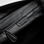 The Row Terrasse To Go Mini Shoulder Bag | 27cm Soft Lambskin Underarm Bag | Black Minimalist Handbag