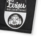 EVISU Denim Shorts featuring Daruma Print and Embroidered "Big M"