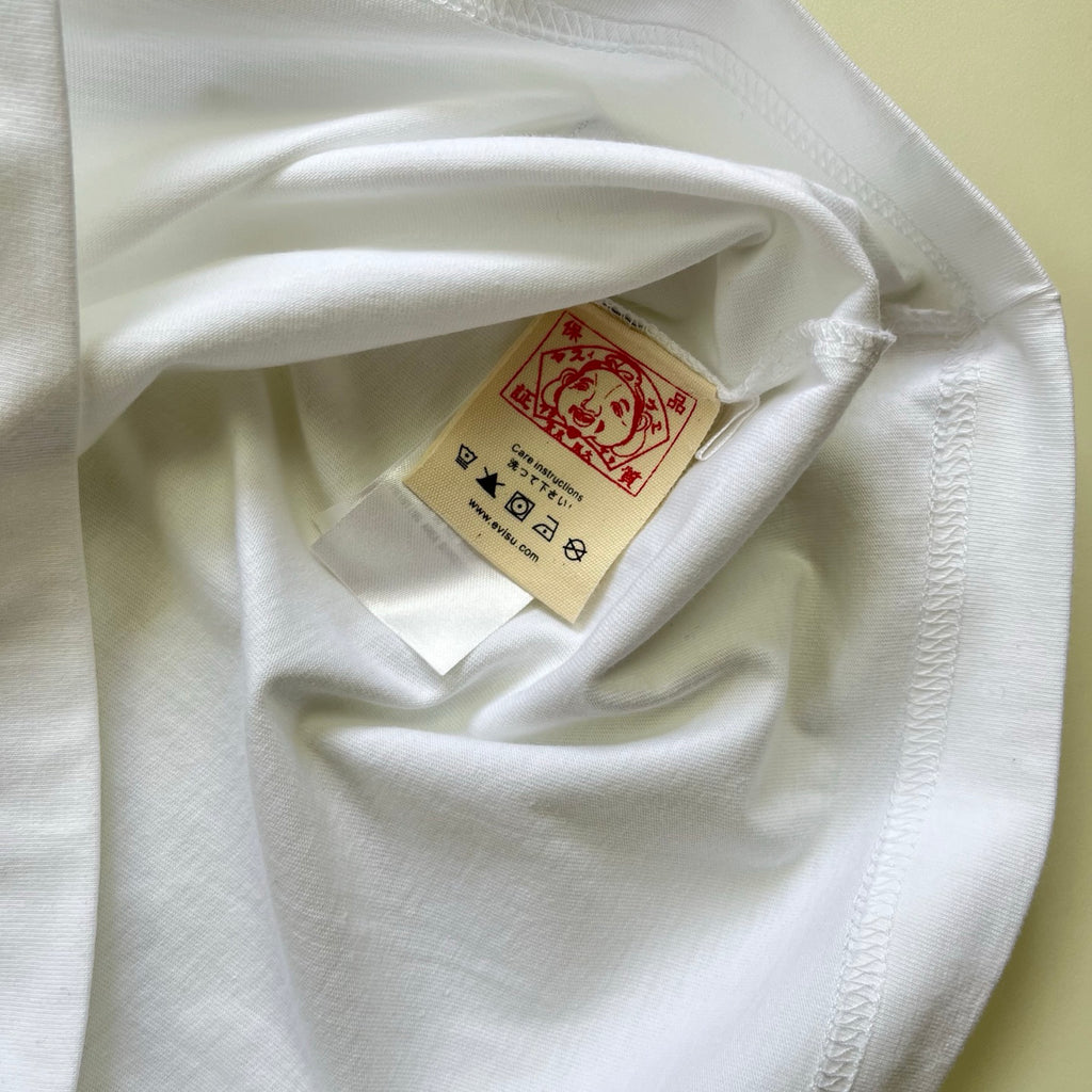 EVISU Classic "Kamon" or "Sakura" Print Short-Sleeve T-Shirt Series
