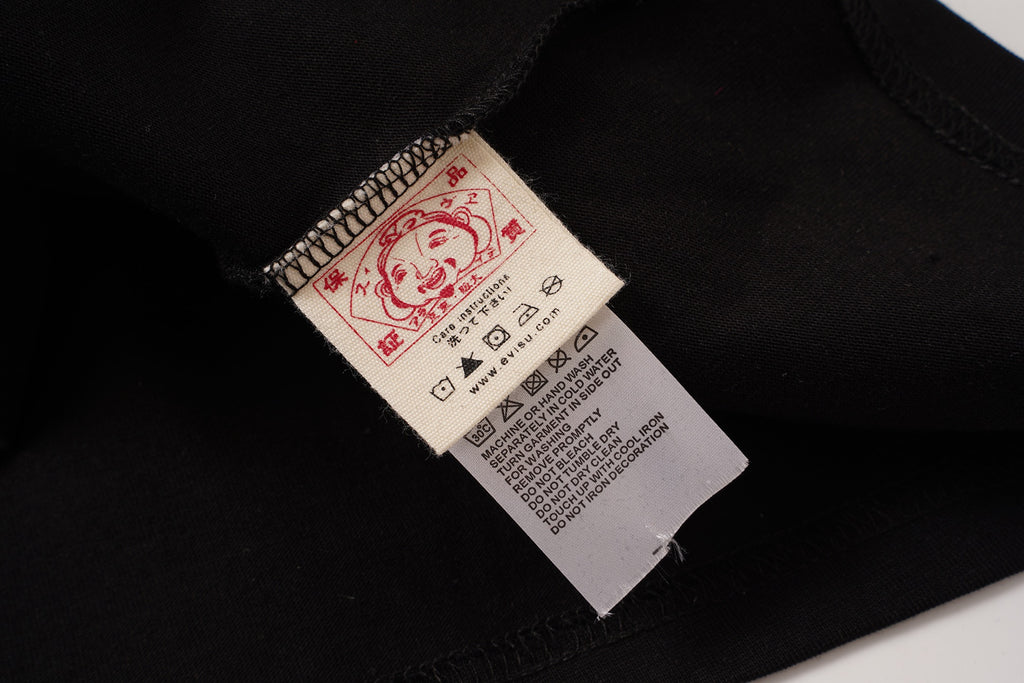 EVISU "Daruma Big M" Print Short-Sleeve T-Shirt