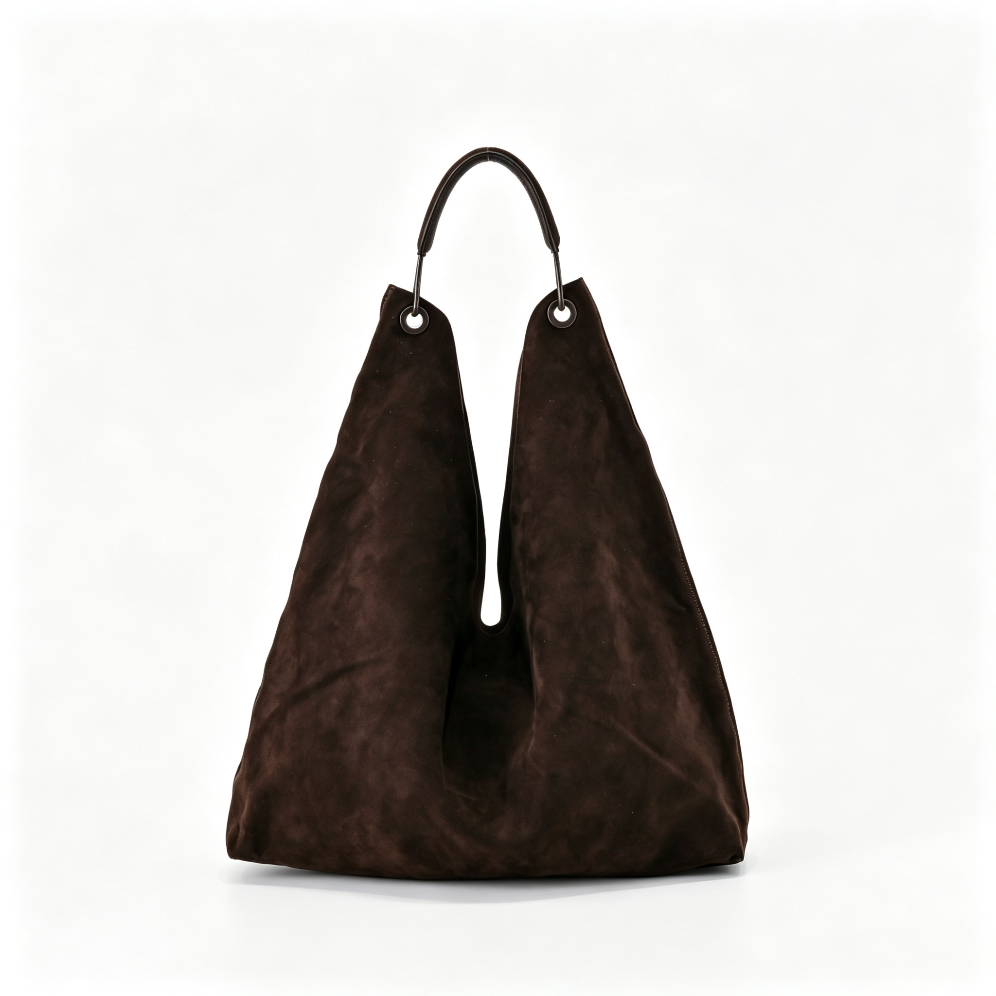 Luxury Suede Hobo Bag – The Row Bindle 3 Style, Soft Calfskin, Minimalist Design for Women