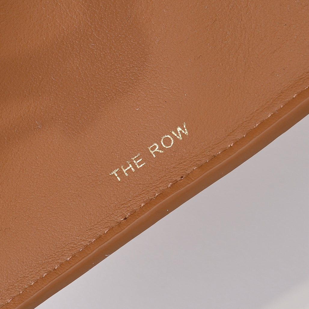 The Row Soft Margaux 12 Leather Tote Bag | Large Capacity Commuter Handbag with Detachable Strap | Women's Designer Shoulder Bag